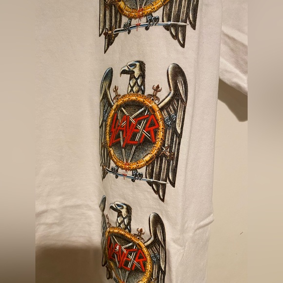Rare Supreme Slayer Eagle Tee White - Picture 7 of 8